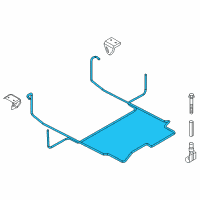 OEM 2015 Chevrolet City Express Spare Carrier Diagram - 19317314