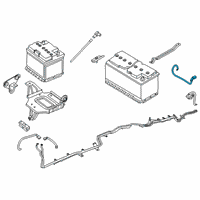 OEM 2020 BMW X7 BATTERY CABLE (PLUS POLE) Diagram - 61-12-8-795-485