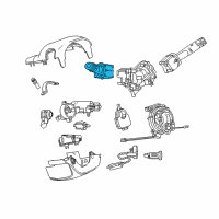 OEM 2015 Buick Regal Turn Signal Switch Diagram - 95220563