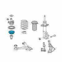 OEM 2015 Honda Civic Seat, FR. Spring (Upper) Diagram - 51688-TR0-A01