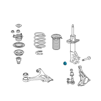 OEM Honda CR-V Nut, Self-Lock (14MM) Diagram - 90213-SR3-013