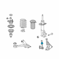 OEM 2003 Acura RSX Boot, Ball Dust (Lower) Diagram - 51225-S5A-003