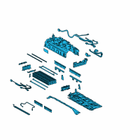 OEM 2010 Lexus HS250h Battery Assy, Hv Supply Diagram - G9510-75011