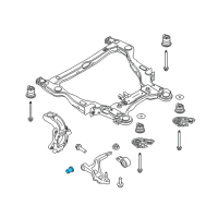 OEM 2013 Lincoln MKS Lower Control Arm Rear Bushing Diagram - DA5Z-3C377-A