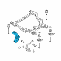 OEM 2015 Ford Flex Knuckle Diagram - DE9Z-3K186-A