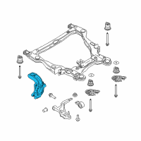 OEM 2018 Ford Flex Knuckle Diagram - DE9Z-3K186-A