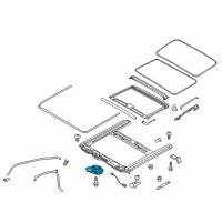 OEM 2012 Kia Forte Motor Assembly-Sunroof Diagram - 816311M000