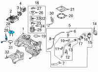 OEM Hyundai Tucson PLATE & SENDER ASSY-SUCTION Diagram - 31130-P0000