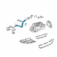OEM Lexus Pipe Sub-Assy, Fuel Tank Filler Diagram - 77201-48151