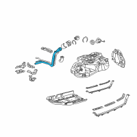 OEM 2008 Lexus RX400h Pipe Sub-Assy, Fuel Tank Filler Diagram - 77201-48151