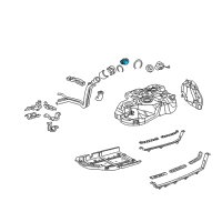 OEM Lexus RX330 Shield, Fuel Tank Filler Pipe Diagram - 77291-48020