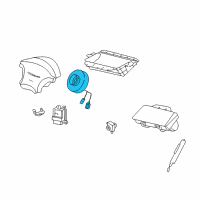 OEM Lincoln LS Clock Spring Diagram - XW4Z-14A664-AA