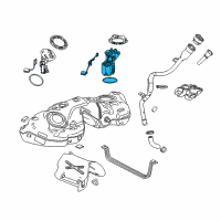 OEM 2017 Cadillac CTS Fuel Pump Diagram - 85112068