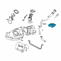 OEM 2021 Cadillac XT6 Fuel Pump Controller Diagram - 13543075