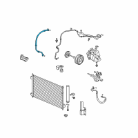 OEM 2015 Honda Crosstour Hose, Suction Diagram - 80311-TA5-A01