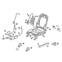 OEM Honda Ridgeline Knob, Reclining *YR507L* (SHADOW BEIGE) Diagram - 81652-T2F-A51ZN