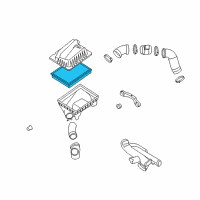 OEM 2008 Saturn Astra Filter Element Diagram - 93192885