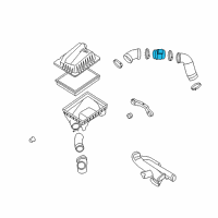 OEM 2009 Saturn Astra Air Mass Sensor Diagram - 93185443