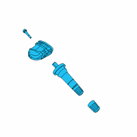 OEM Ford Explorer Tire Pressure Sensor Diagram - JX7Z-1A189-A