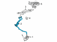 OEM Lincoln Water Hose Diagram - L1MZ-18472-N