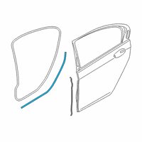 OEM 2022 BMW 740i xDrive Seal, Closing Panel, B-Pillar, Left Diagram - 51-35-7-336-037