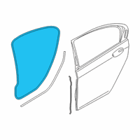 OEM 2022 BMW 740i xDrive Gasket B-Pillar Top Door Rear Right Diagram - 51-33-7-438-020