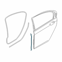 OEM BMW 750i xDrive Seal, Closing Panel, Rib, Left Diagram - 51-35-7-336-039