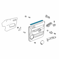 OEM Scion Belt Weatherstrip Diagram - 68172-52060