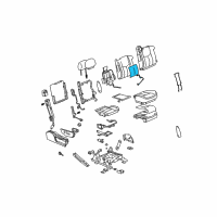 OEM GMC Sierra 2500 Seat Back Heater Diagram - 88940310