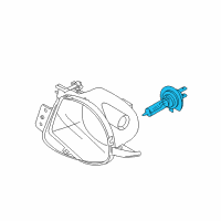 OEM BMW 228i xDrive Fog Lamp Bulb Diagram - 63-21-7-160-784