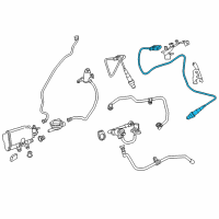 OEM 2011 BMW 1 Series M Oxygen Sensor Rear Diagram - 11-78-7-589-475
