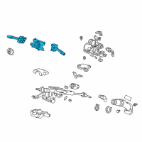 OEM Acura Switch Assembly, Combination Diagram - 35250-SR3-A22