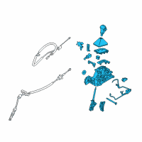 OEM Kia Lever Assembly-Atm Diagram - 467001W240