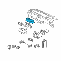 OEM 2004 Acura MDX 78100-S3V- (Blue) Diagram - 78150-S3V-A21