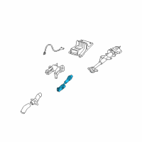 OEM 2007 Chevrolet Uplander Intermed Shaft Diagram - 19169059