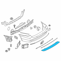 OEM BMW 435i xDrive Rear Reflector, Rear Right Diagram - 63-14-7-382-234