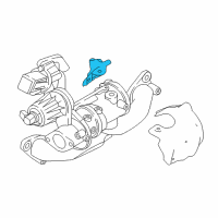 OEM Nissan Sentra Heat INSULATOR-Turbine Housing Diagram - 14450-BV80B