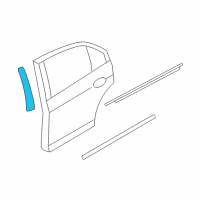 OEM 2009 Lincoln MKZ Applique Diagram - 6E5Z-54255A34-AA