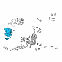 OEM Lexus GS450h Front Seat Set Diagram - 71001-30Z70-A1