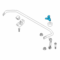 OEM BMW 530i xDrive Stabilizer Support Diagram - 33-55-6-861-477