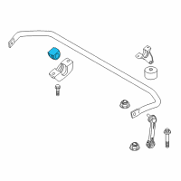 OEM 2020 BMW M5 Sway Bar Bushing Diagram - 33506865972