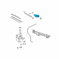 OEM 2004 Toyota Solara Front Motor Diagram - 85110-AA050