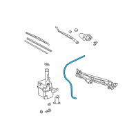 OEM 2005 Toyota Solara Hose, Windshield Washer Diagram - 85374-AA070