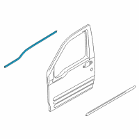 OEM 2010 Ford Transit Connect Belt Weatherstrip Diagram - 2T1Z-5821453-A