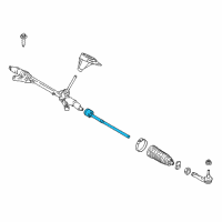 OEM Ford EcoSport Inner Tie Rod Diagram - GN1Z-3280-A