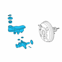 OEM 2013 Scion iQ Master Cylinder Diagram - 47201-74031