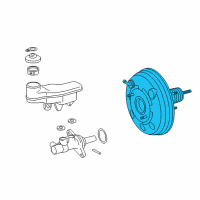 OEM 2013 Scion iQ Booster Assembly Diagram - 44610-74030