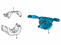 OEM Jeep Grand Wagoneer Steering Diagram - 68351728AD