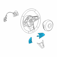 OEM 2012 BMW Z4 Set, Multifunction Switch, M-Sport Diagram - 61-31-7-845-541
