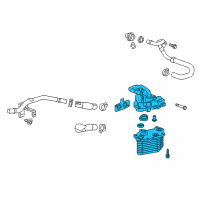 OEM Cadillac Oil Cooler Assembly Diagram - 12681934